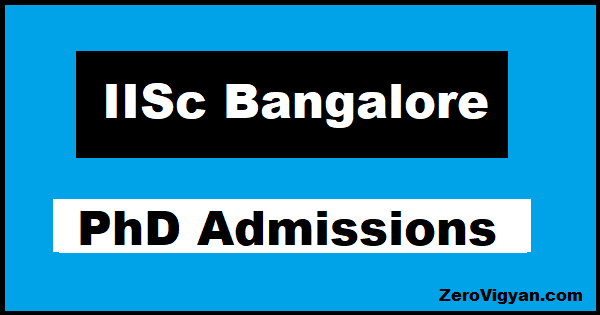 phd in computer science in iisc bangalore