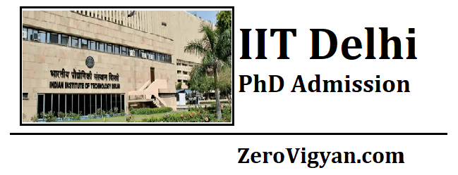 IIT Delhi PhD Admission