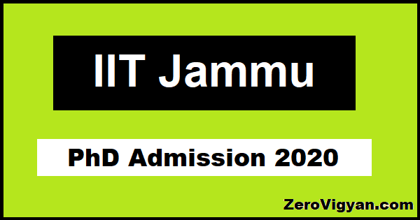 phd admission in jammu university