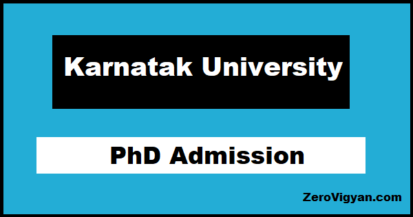 Karnataka University PhD Admission