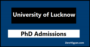 phd entrance result 2023 lucknow university