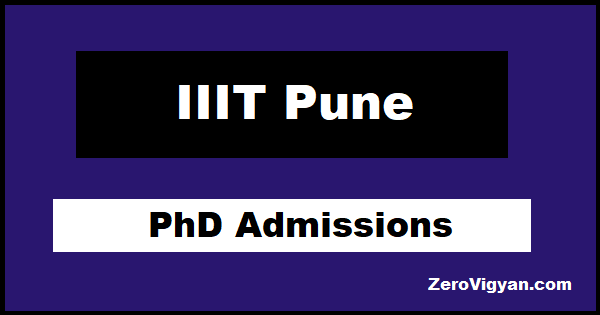 IIIT Pune PhD Admissions