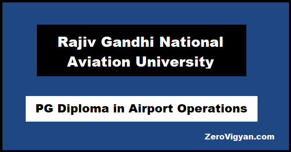 RGNAU PG Diploma in Airport Operations Admission