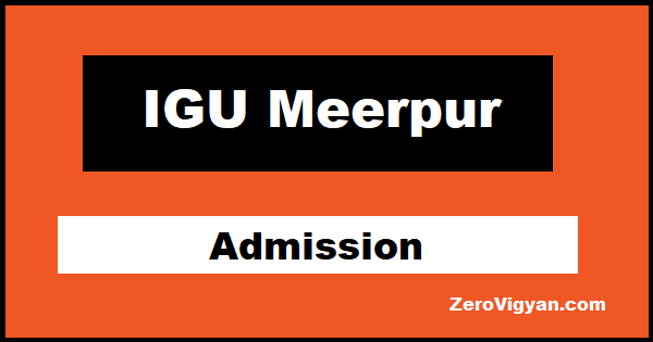 IGU Meerpur Admission