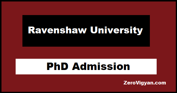 Ravenshaw University PhD Admission