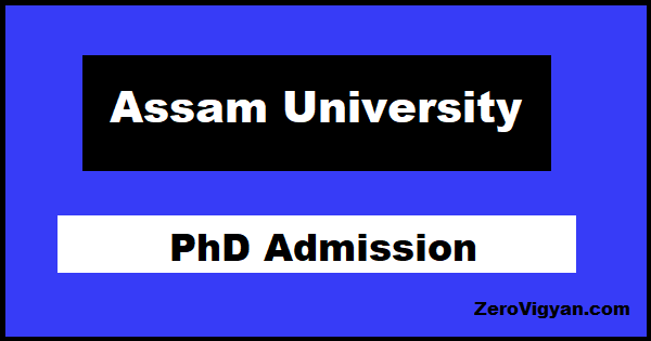 phd in english in assam university