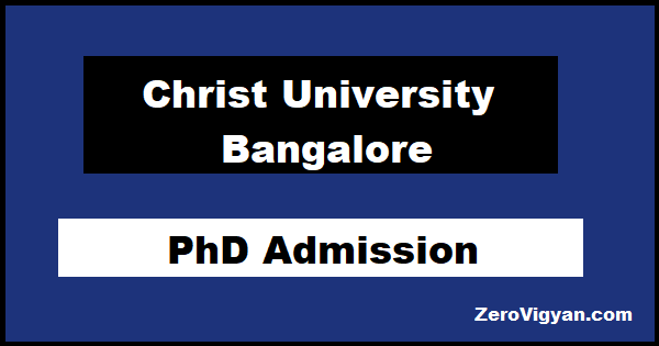 christ university phd application form