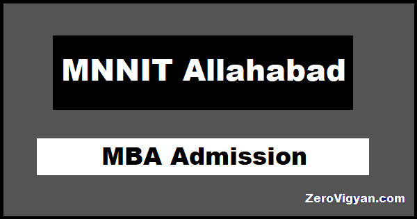 MNNIT Allahabad MBA Admission