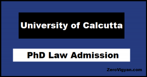 phd in law calcutta university