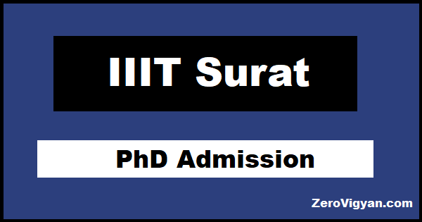 IIIT Surat PhD Admission