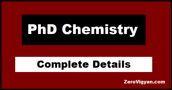 phd entrance exam syllabus for chemistry