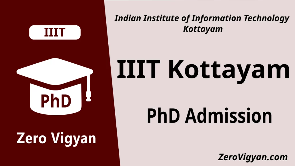 IIIT Kottayam PhD Admission