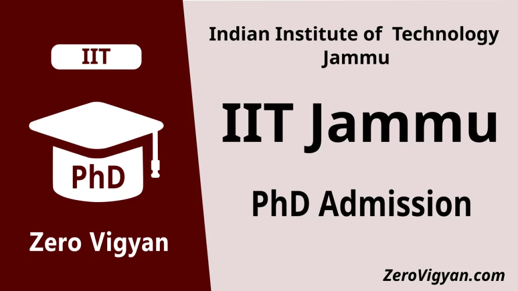 IIT Jammu PhD Admission