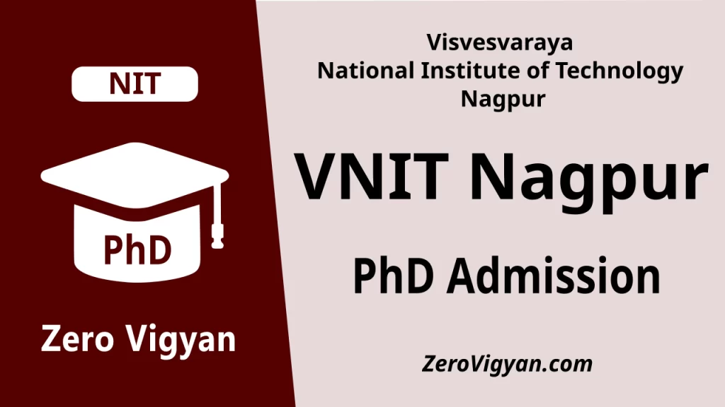 VNIT Nagpur PhD Admission