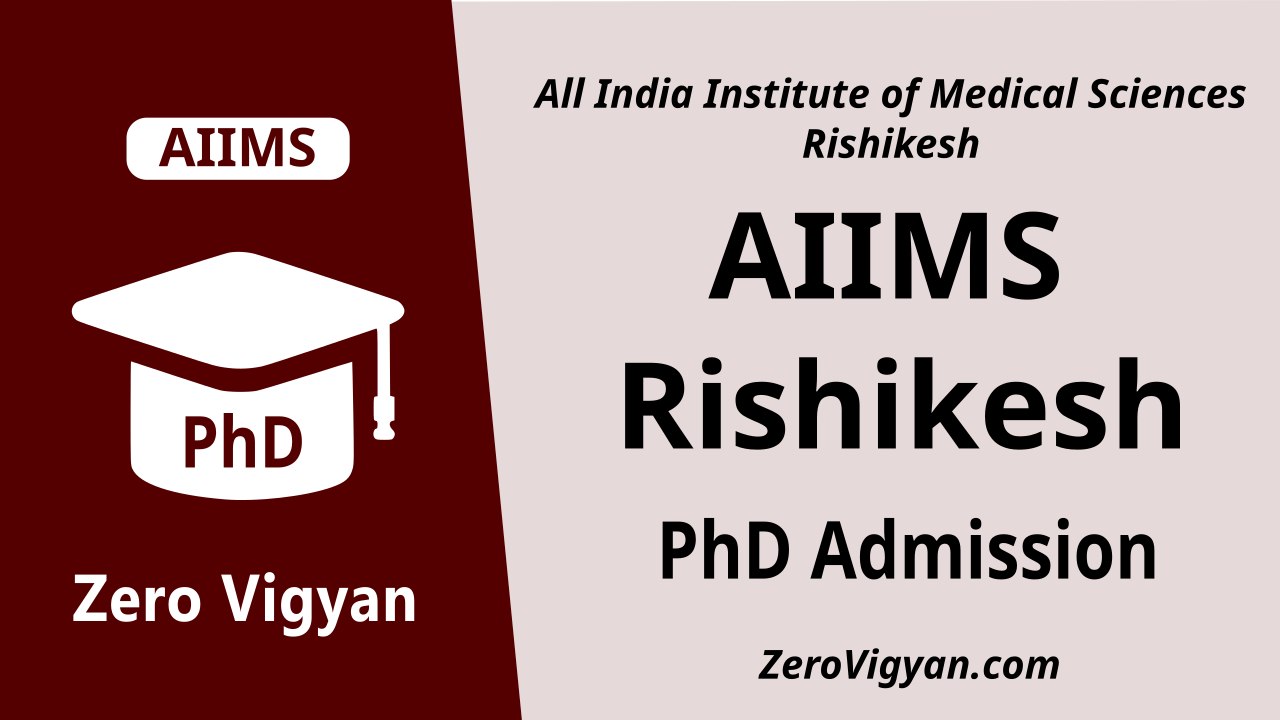 aiims rishikesh phd admission 2023