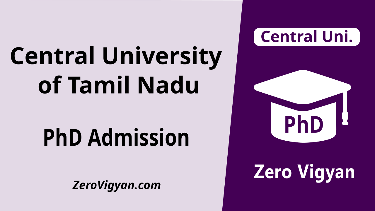 phd in tamil nadu universities