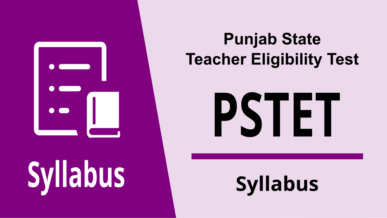 PSTET Syllabus