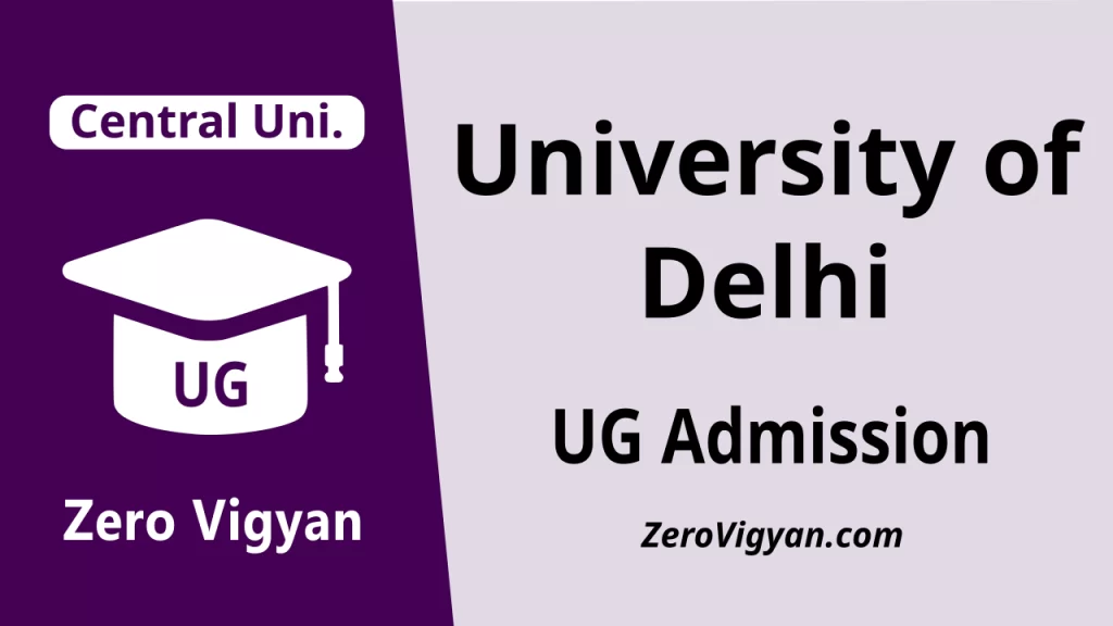 University of Delhi UG Admission