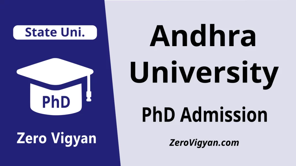 Andhra University PhD Admission