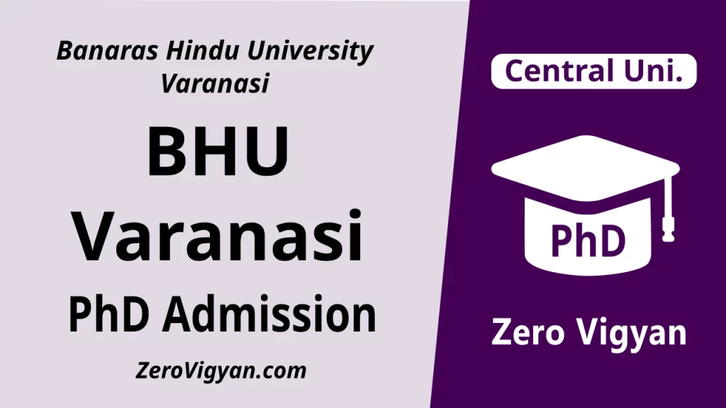 BHU Varanasi PhD Admission