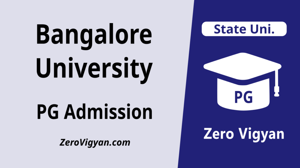 Bangalore University PG Admission