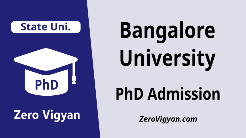 Bangalore University PhD Admission