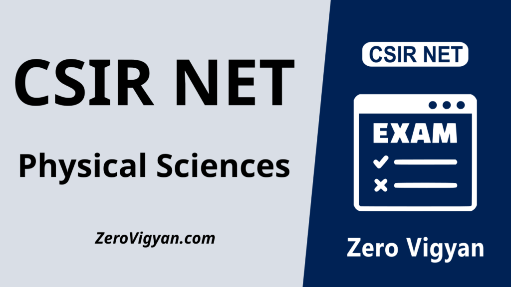 CSIR NET Physical Sciences