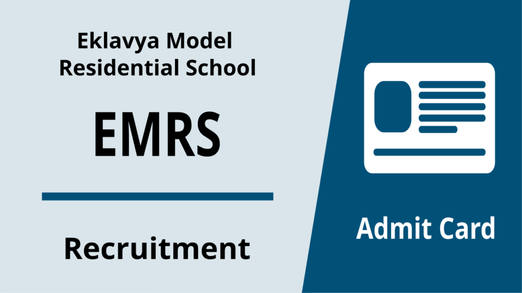 EMRS Admit Card