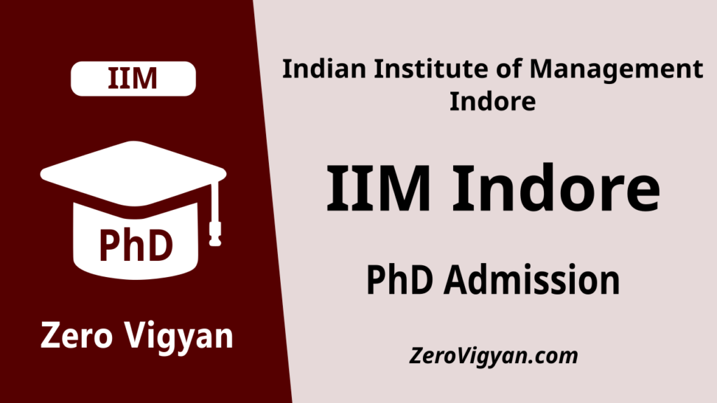 IIM Indore PhD Admission