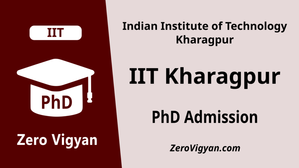 IIT Kharagpur PhD Admission