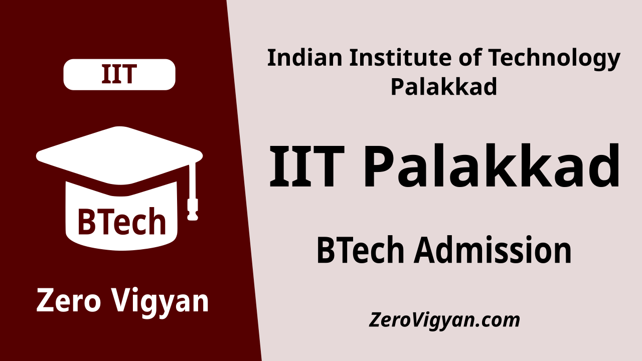 IIT Palakkad BTech Admission 2023-24