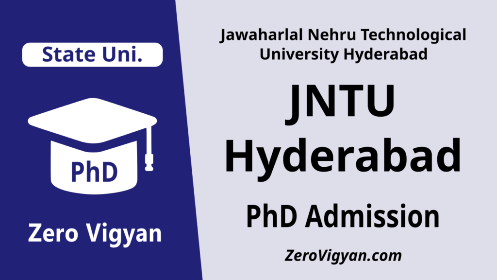 JNTU Hyderabad PhD Admission
