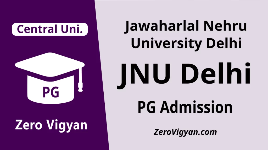JNU Delhi PG Admission