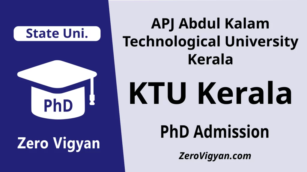 KTU Kerala PhD Admission