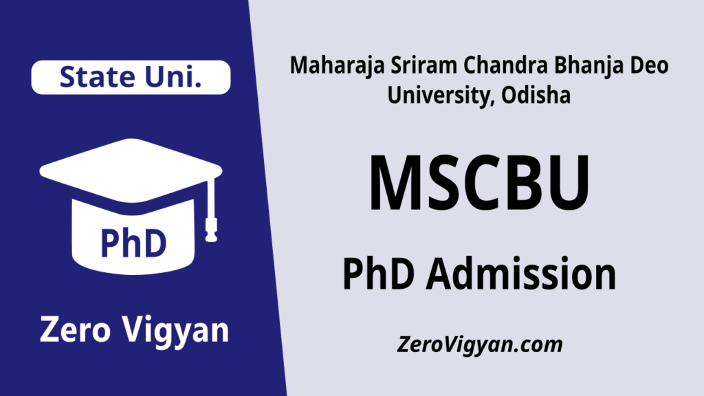 MSCBU PhD Admission
