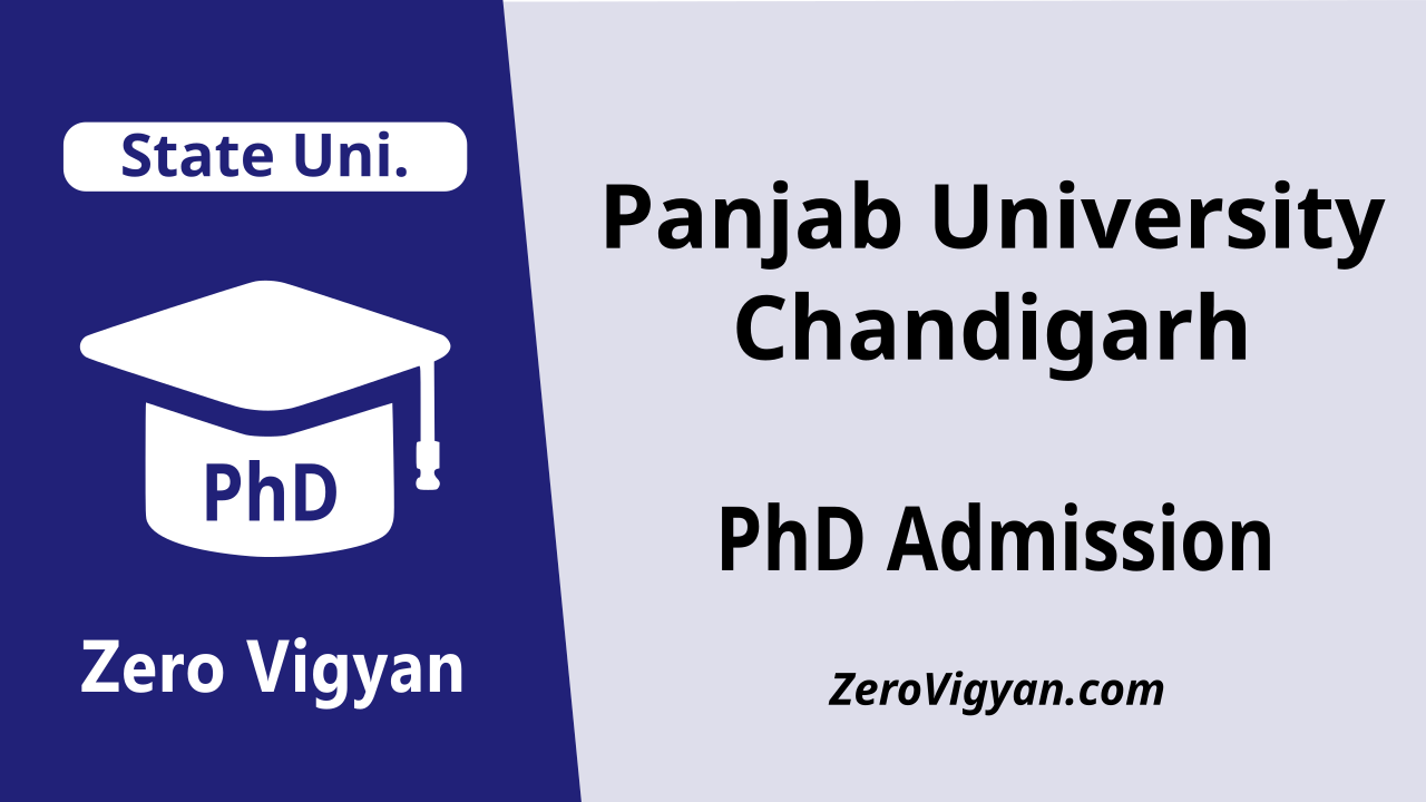 panjab university phd admission