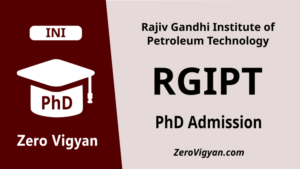 RGIPT PhD Admission