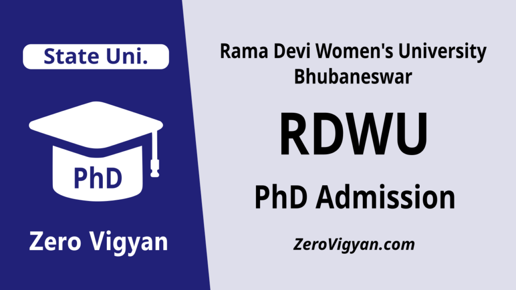 Rama Devi Womens University PhD Admission