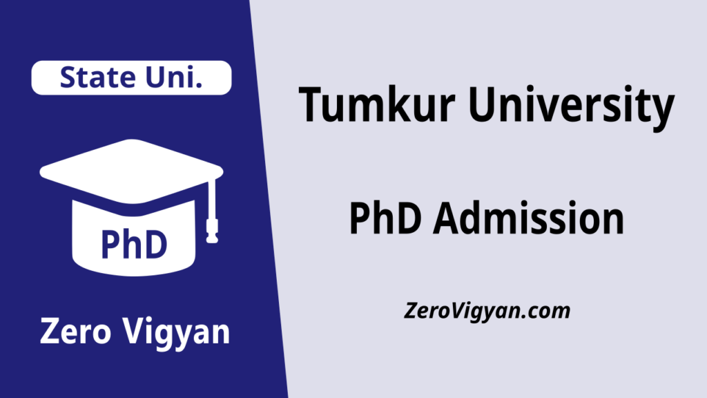 Tumkur University PhD Admission