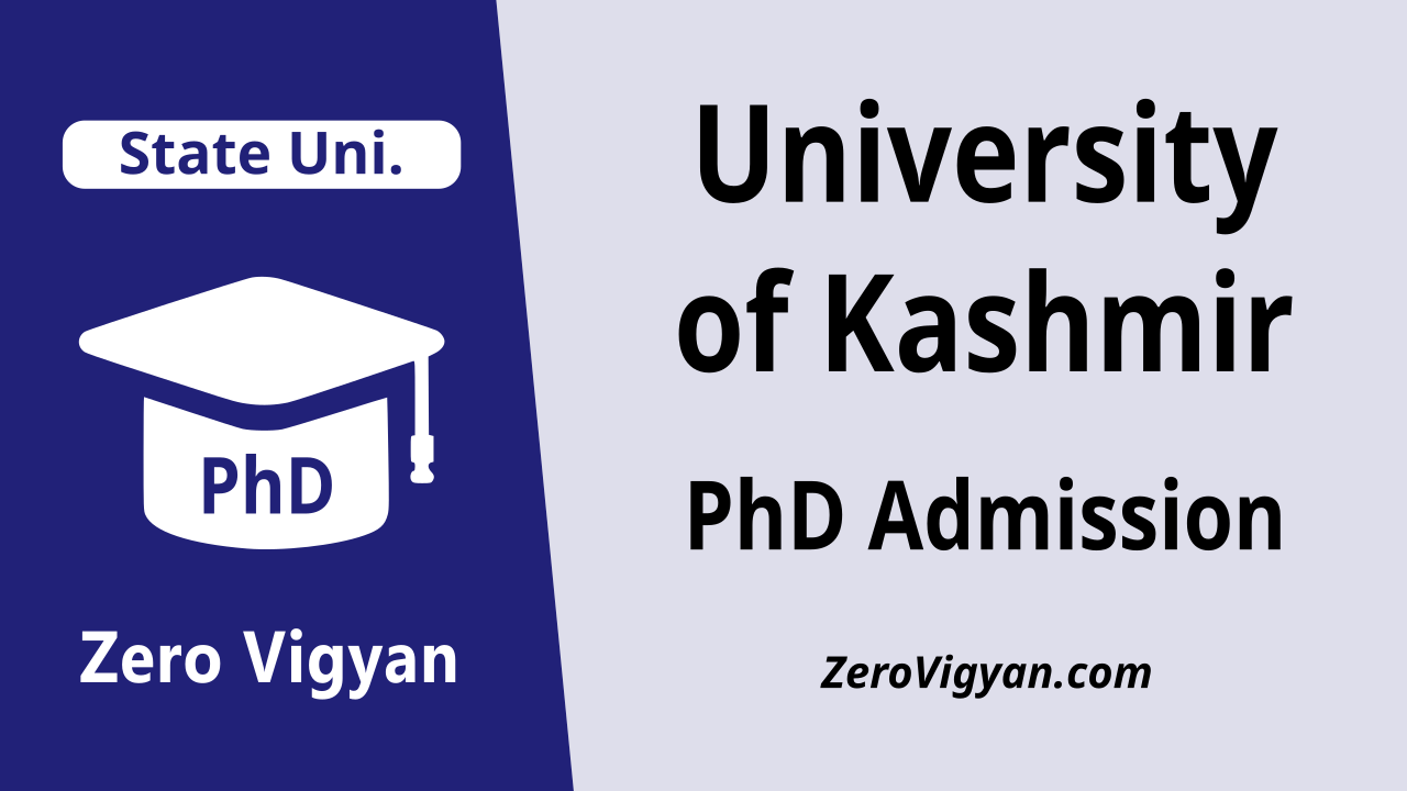 phd application form 2023 kashmir university