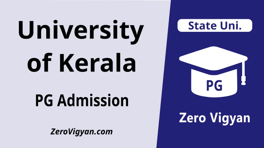 University of Kerala PG Admission
