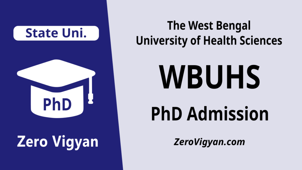 WBUHS PhD Admission